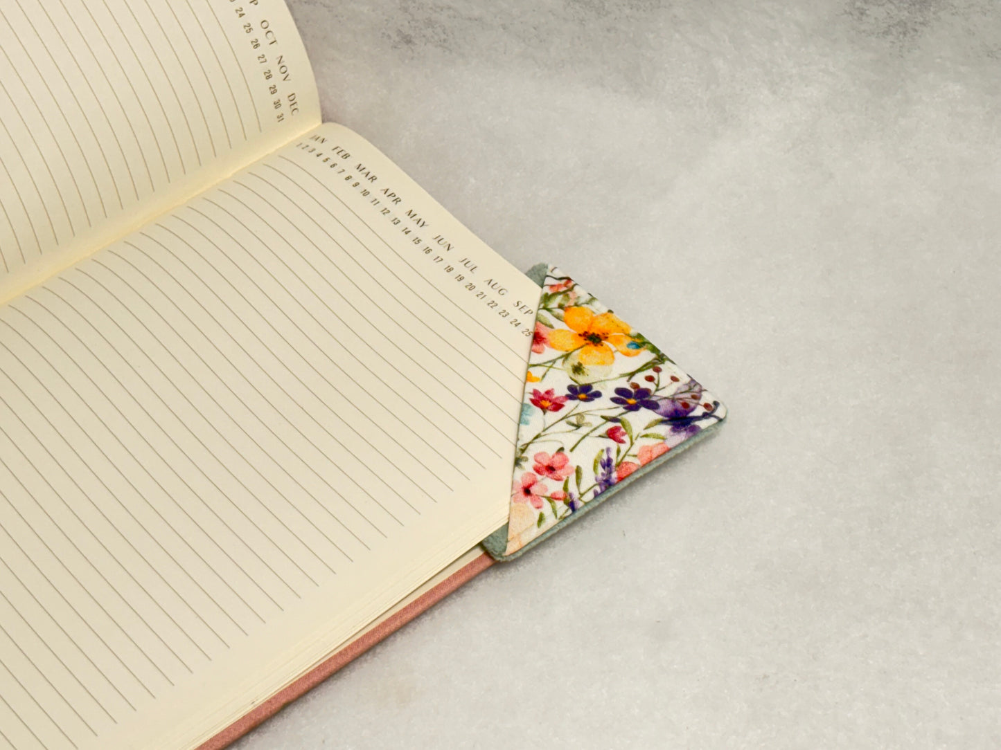 Set Of Three Velvet Corner Bookmark