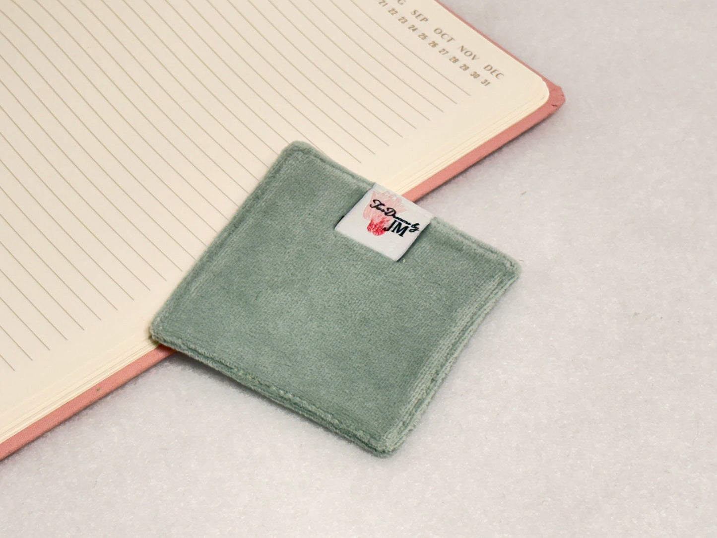 Set Of Three Velvet Corner Bookmark