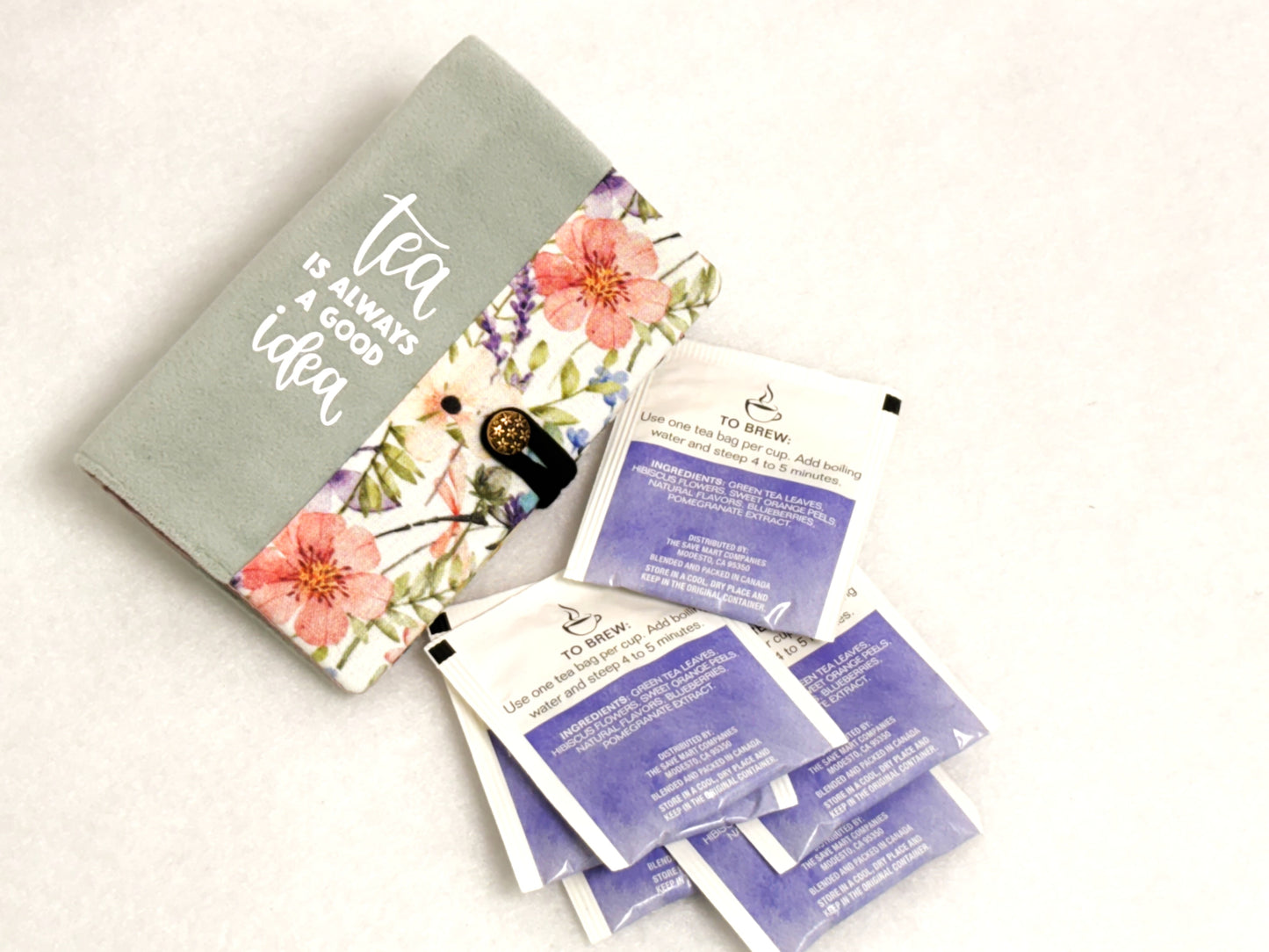 Wallet Tea Organizer Bag