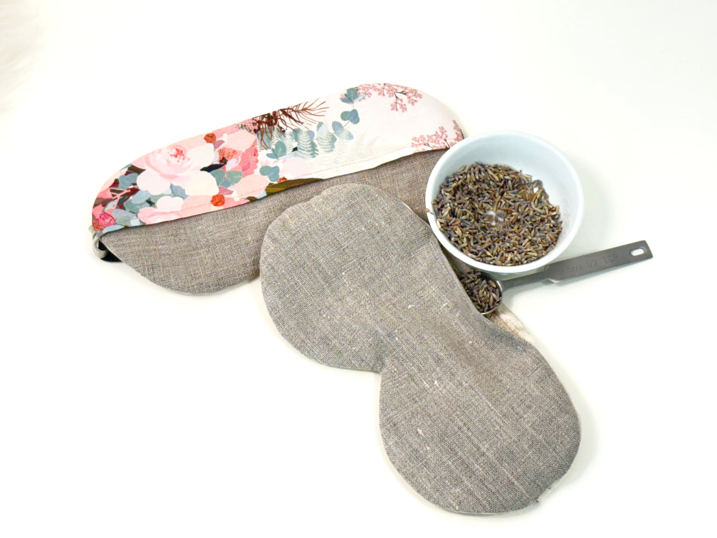 Sleep Mask With Lavender flowers Buds