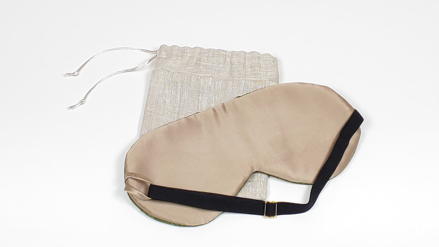 Champagne Silk Sleep Mask