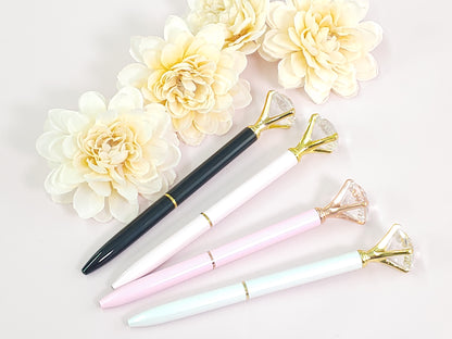 Diamond Crystal Metal Ballpoint Pen