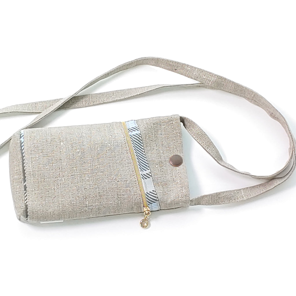 Cell Phone Purse in Silver