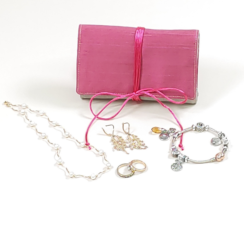 Personalized Travel Jewelry Roll