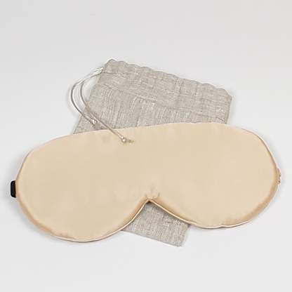 Champagne Silk Sleep Mask
